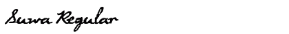 Suwa Regular preview