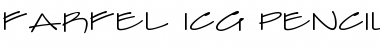 Farfel ICG Pencil Font