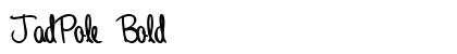 TadPole Bold preview
