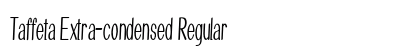 Taffeta Extra-condensed Regular Preview