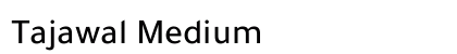 Tajawal Medium Preview