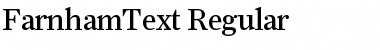 FarnhamText-Regular Regular Font