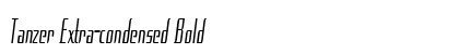 Tanzer Extra-condensed Bold Preview