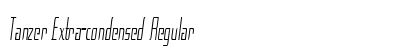Tanzer Extra-condensed Regular Preview