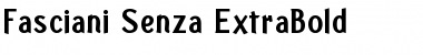 Fasciani-Senza ExtraBold Font