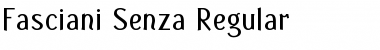 Download Fasciani-Senza Font