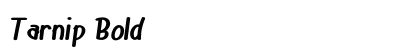 Tarnip Bold preview