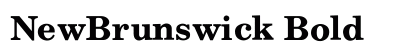 NewBrunswick Bold Preview
