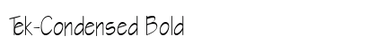 Tek-Condensed Bold preview