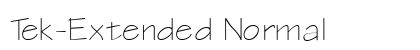 Tek-Extended Normal preview