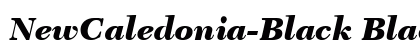 NewCaledonia-Black BlackItalic Preview