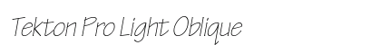 Tekton Pro Light Oblique preview