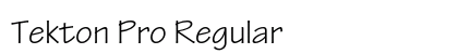 Tekton Pro Regular Preview
