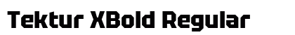 Tektur XBold Regular preview