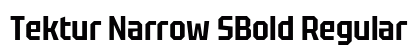 Tektur Narrow SBold Regular preview