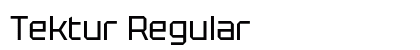 Tektur Regular preview