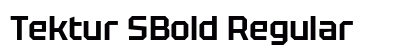 Tektur SBold Regular preview