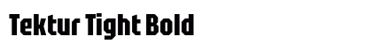 Tektur Tight Bold preview