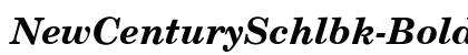NewCenturySchlbk-BoldItalic Regular