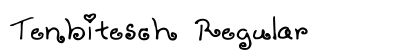Tenbitesch Regular preview