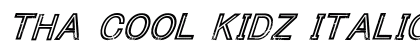 Tha Cool Kidz Italic Preview