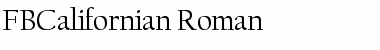 FBCalifornian Regular Font