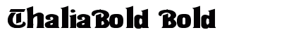 Thalia_Bold Bold preview