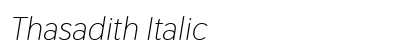 Thasadith Italic preview