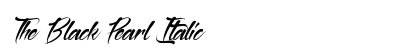 The Black Pearl Italic preview