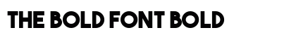 The Bold Font Bold preview