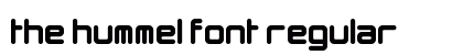 The Hummel Font Regular preview