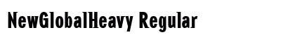 NewGlobalHeavy Regular preview