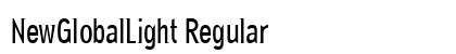 NewGlobalLight Regular preview
