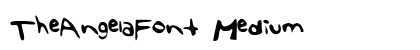 TheAngelaFont Medium preview