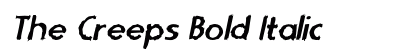 The Creeps Bold Italic Preview
