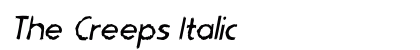 The Creeps Italic preview