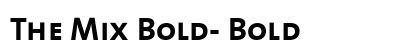 The Mix Bold- Bold preview