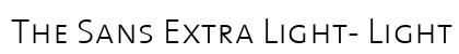 The Sans Extra Light- Light preview