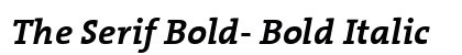 The Serif Bold- Bold Italic Preview