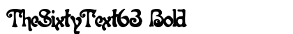 TheSixtyText63 Bold Preview