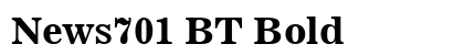 News701 BT Bold preview