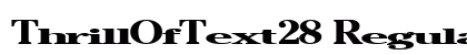ThrillOfText28 Regular preview