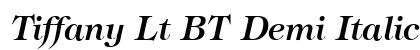 Tiffany Lt BT Demi Italic Preview