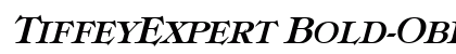 TiffeyExpert Bold-Oblique Preview