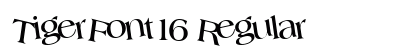 TigerFont16 Regular preview