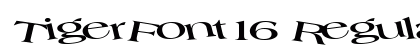 TigerFont16 Regular preview