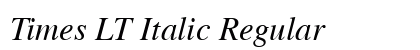 Times LT Italic Regular preview