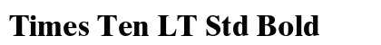 Times Ten LT Std Bold preview