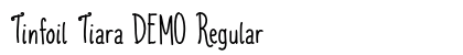 Tinfoil Tiara DEMO Regular preview