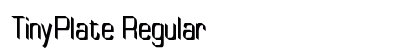 TinyPlate Regular preview